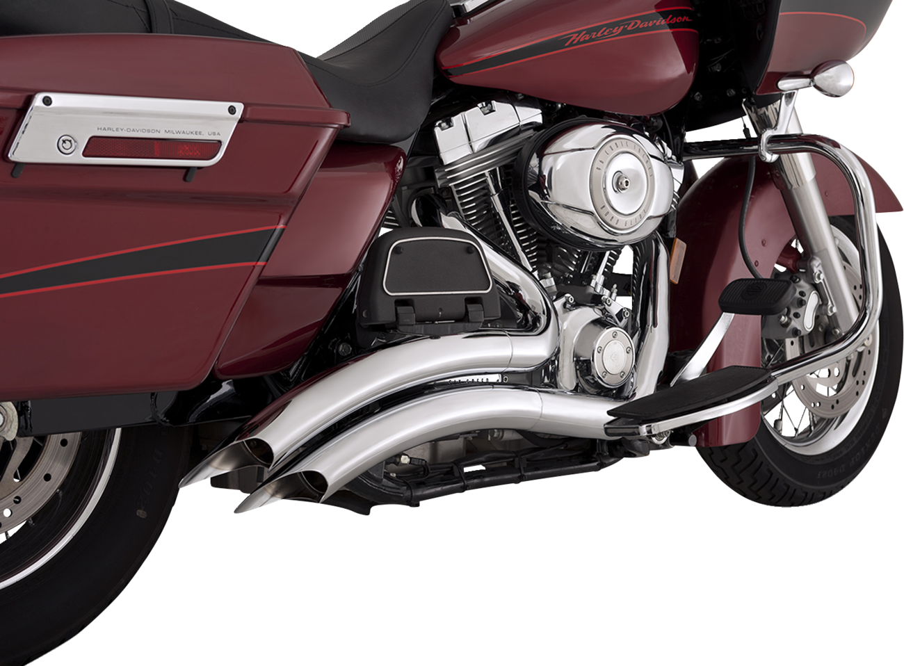 Vance & Hines Big Radius Exhaust System - Chrome