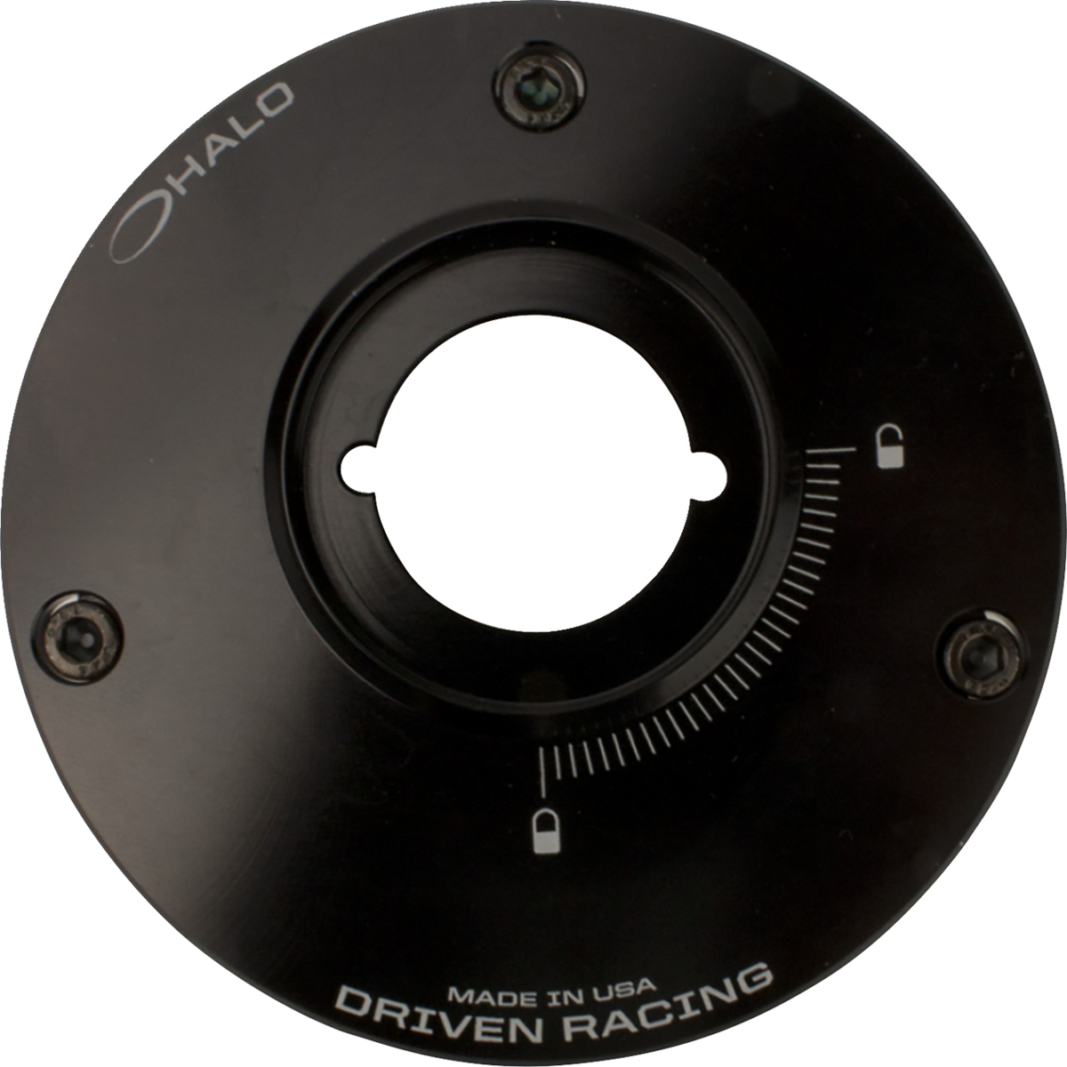 Driven Racing Fuel Cap Base - Black - Aprilia