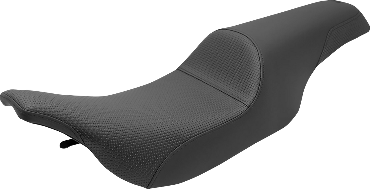 Saddlemen Profiler™ Basketweave Seat - Black - FLH/FLT '97-'07