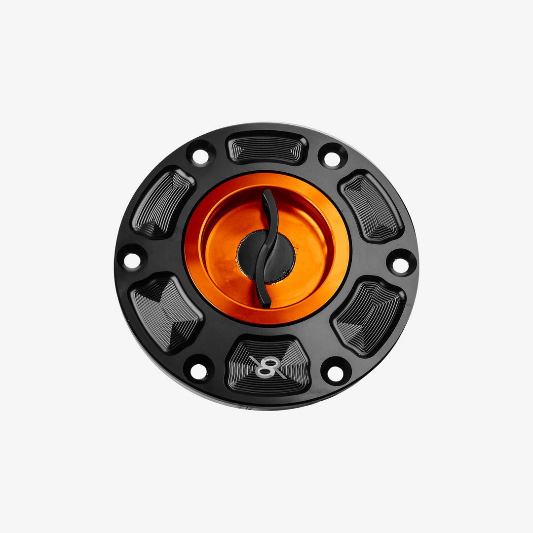 Bonamici Racing Tank Cap - Triumph Daytona - Street Triple - Speed Triple - Orange