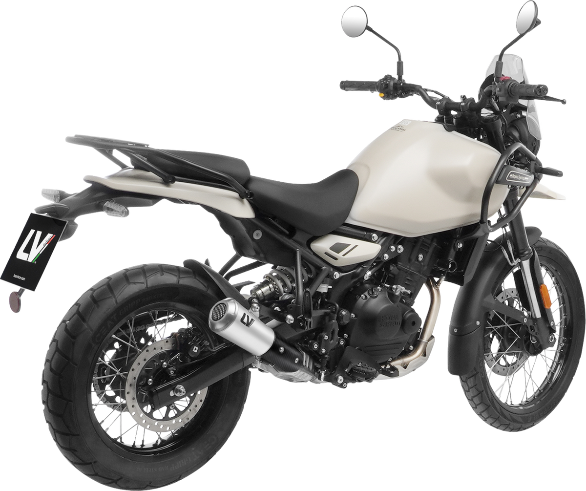 LeoVince LV-10 Slip-On Muffler - Matte / Natural