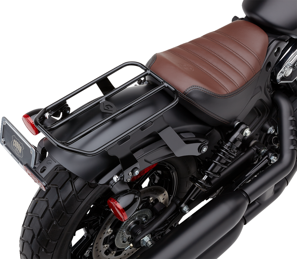 Cobra Solo Luggage Rack - Black - Bobber