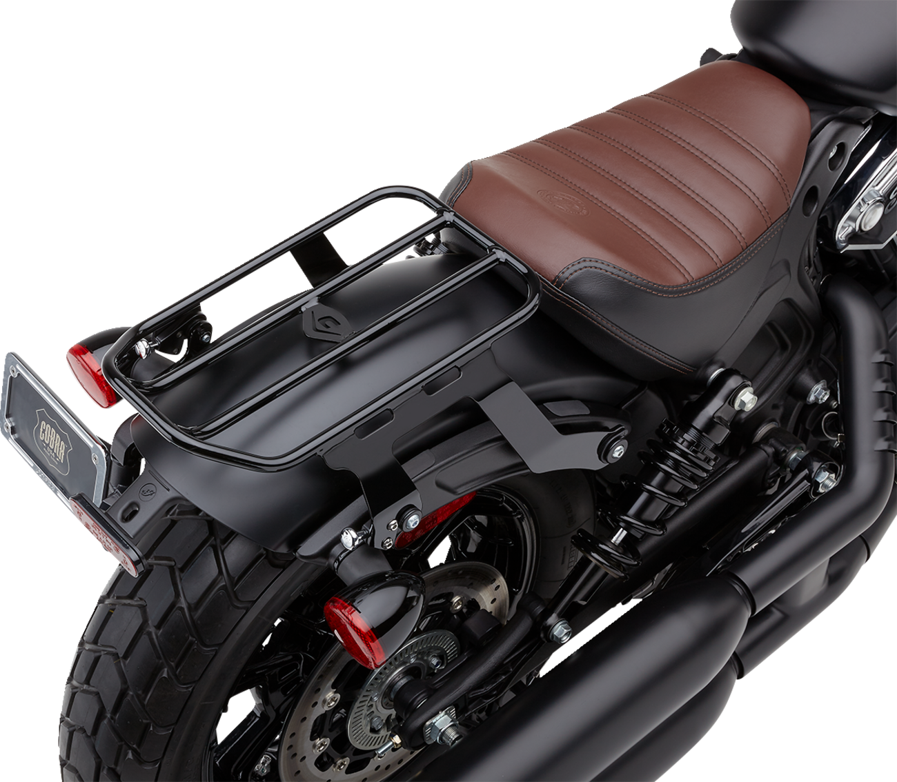 Cobra Solo Luggage Rack - Black - Bobber