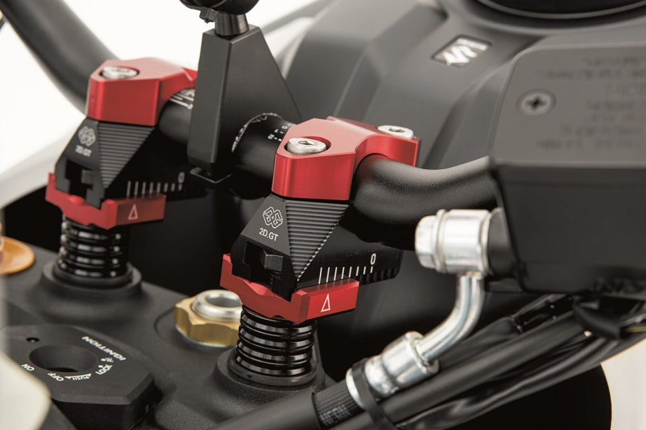 Gilles Tooling 2DGT Adjustable Handlebar Brackets With ABK-07 Black