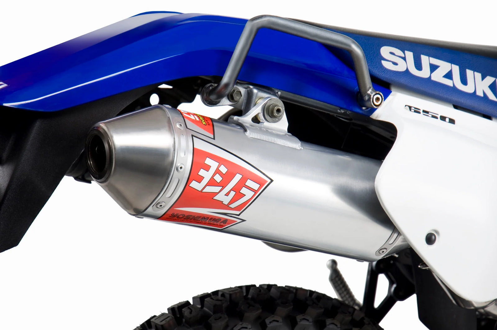Yoshimura DR650 96-26 RS-2 Stainless Slip-On Exhaust, W/ Aluminum Muffler