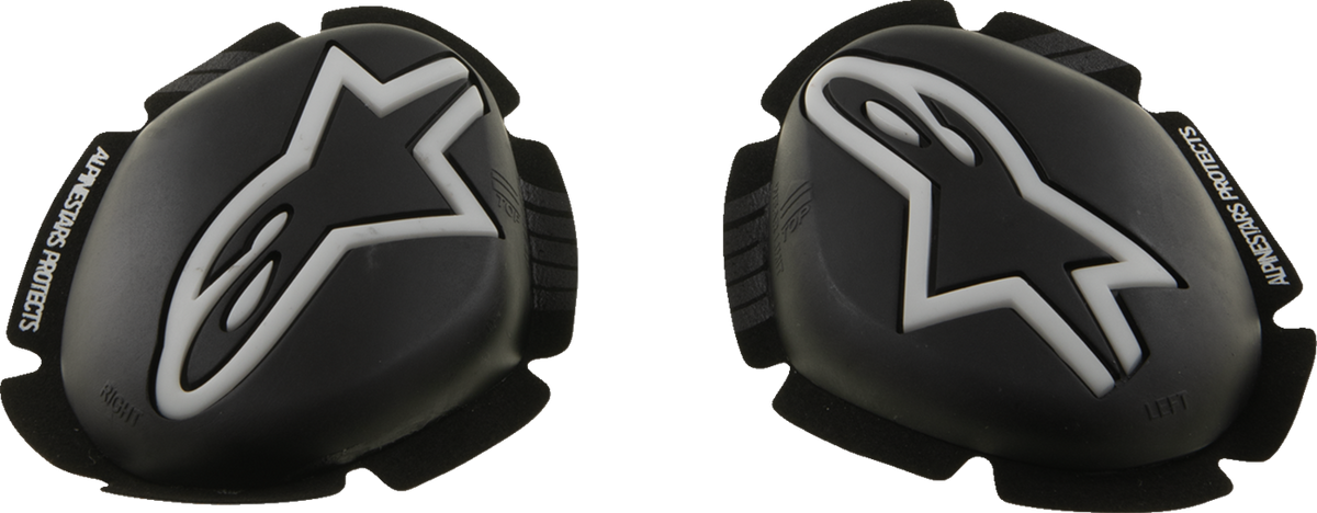 Alpinestars GP Plus Knee Sliders - Black/White