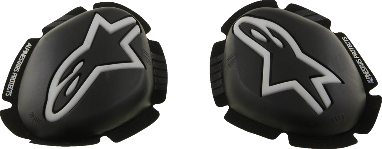 Alpinestars GP Plus Knee Sliders - Black/White