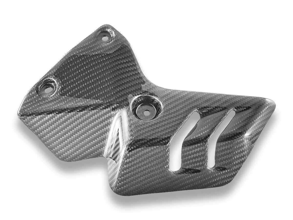 Ducabike DBK XDiavel V4 Left Exhaust Heat Shield Glossy Carbon