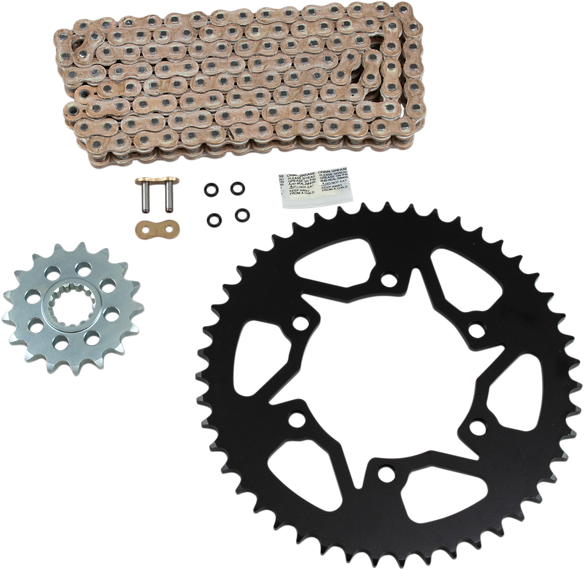Vortex Chain And Sprocket Kit - WSS - Gold - Yamaha YZF-R1