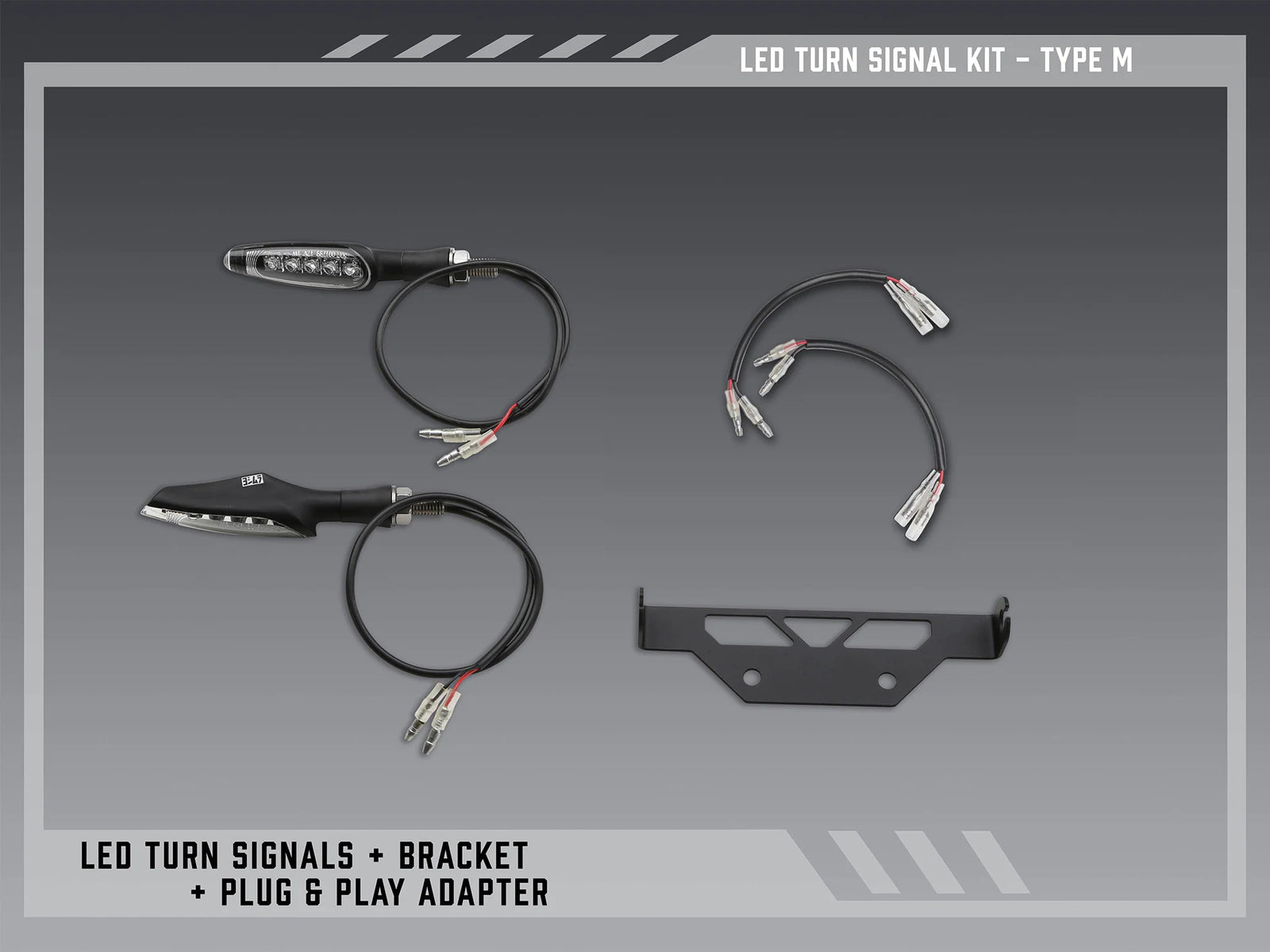 Yoshimura Type M Standard LED Signal Kit For V2 Fender Eliminators
