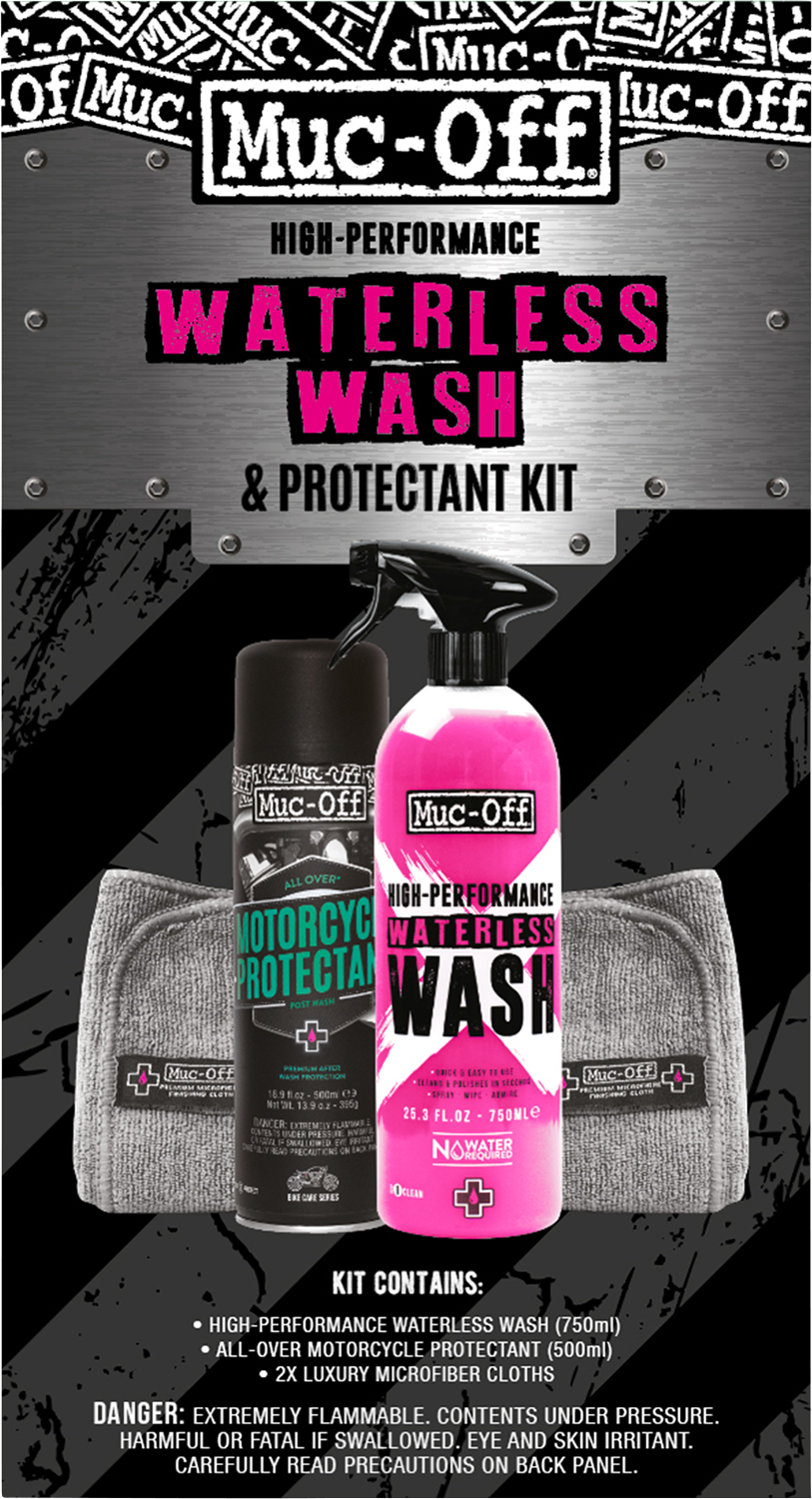 Muc-Off USA Motorcycle Waterless Wash & Protectant Kit