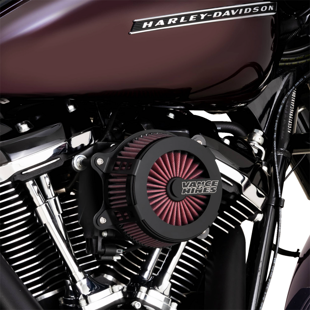 Vance & Hines VO2 Cage Fighter Air Intake Kit - Black Contrast