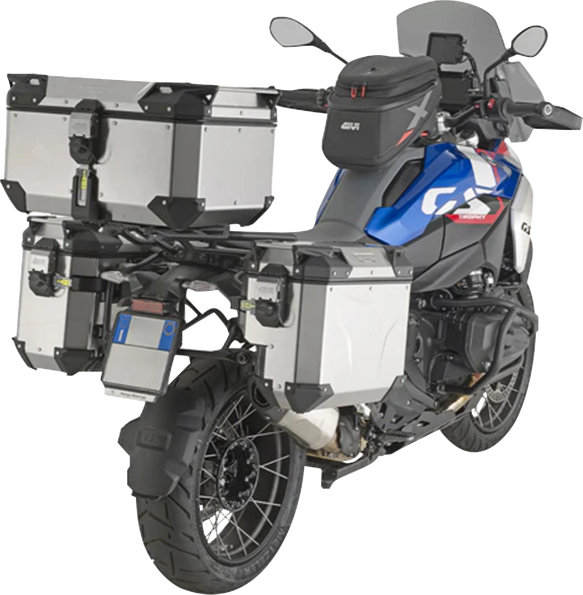 GIVI Outback Evo Top Case - 58 Liter - Silver