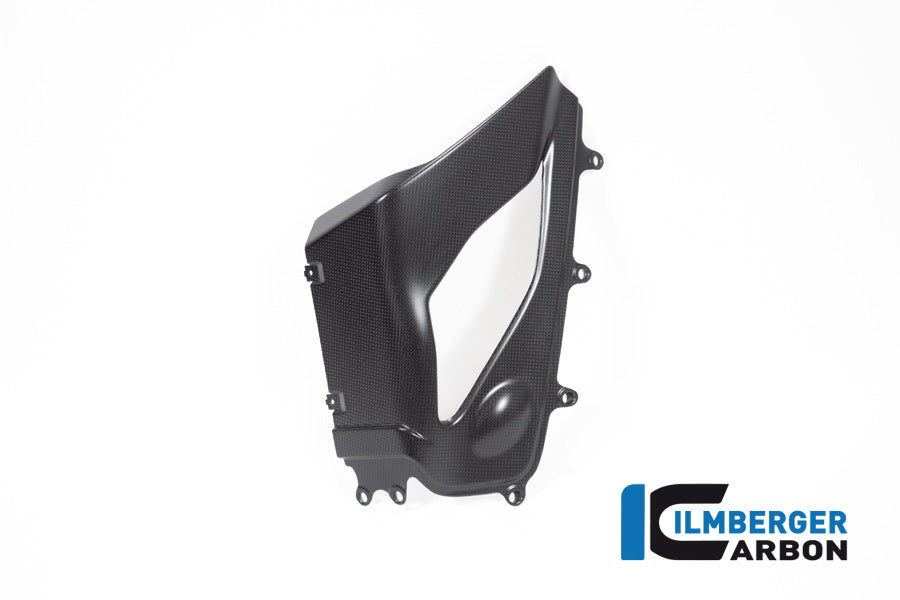 Ilmberger Carbon Exhaust Cover On The Right Belly Pan Ducati Panigale V4 S From 2022 - Matte / Plain
