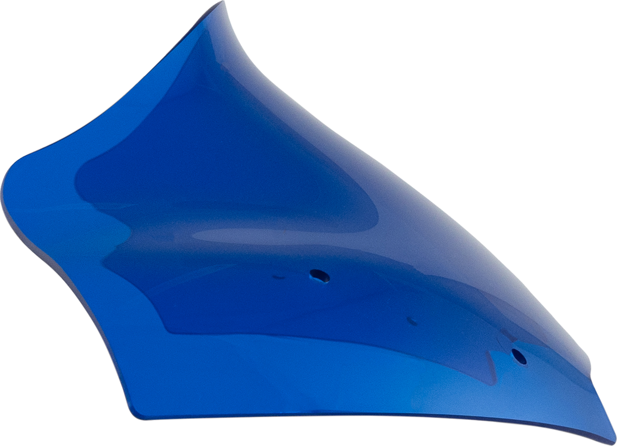 Klock Werks Kolor Flare® Windshield - 10" - Blue - '23-'25 FLTRX