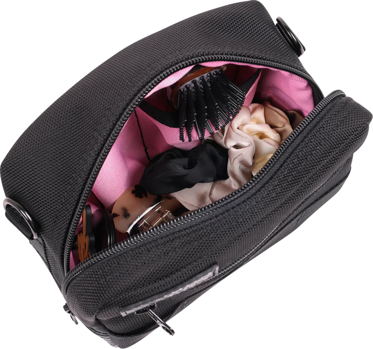 Thrashin Supply CO. Crossbody Handlebar Bag - Black / Pink