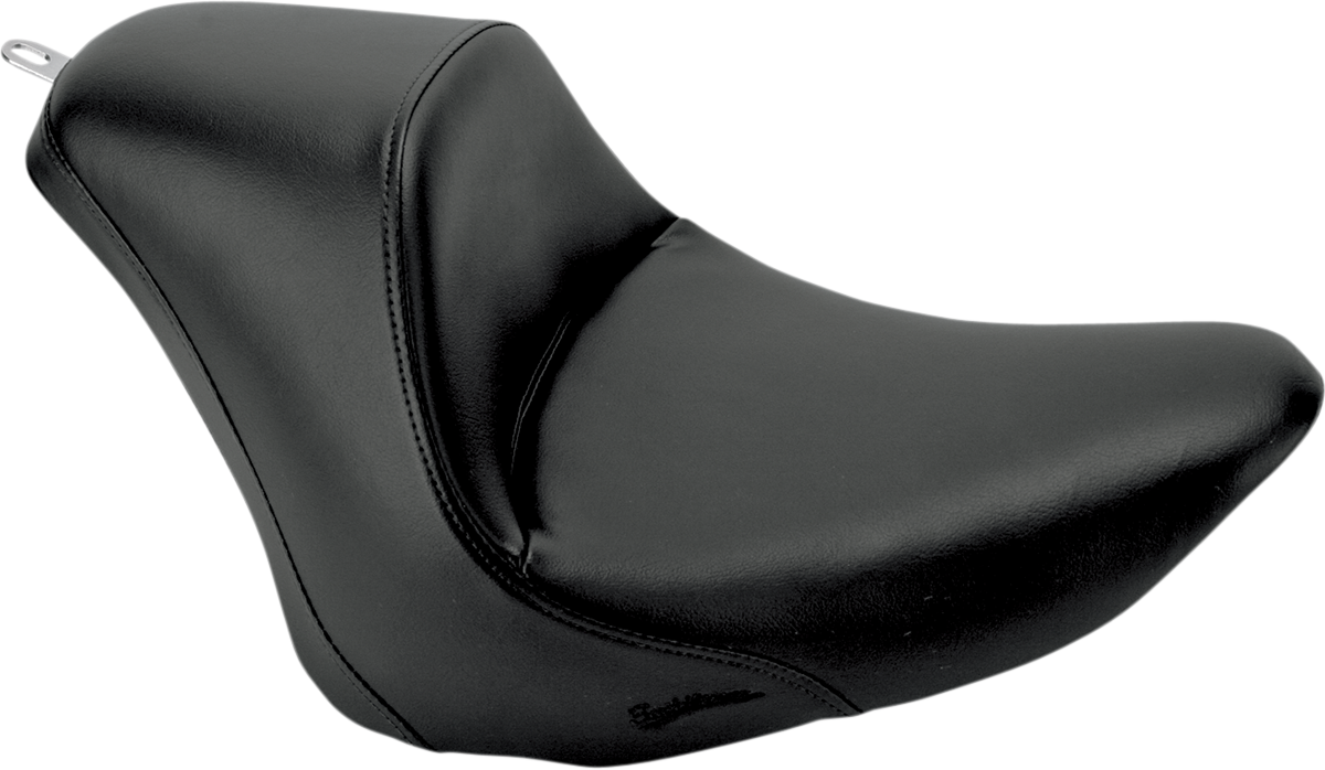 Saddlemen Heels Down Solo Seat - Without Backrest - Plain - Black - FB