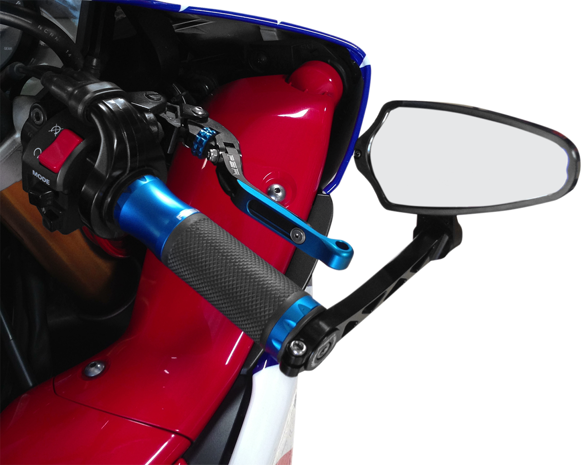 PSR Mirror - Felipe - Classic/Bar-End - Side View - Polygon - Black