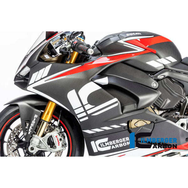 Ilmberger Carbon Fiber Left Side Fairing For Ducati Panigale V4 V4S Speciale