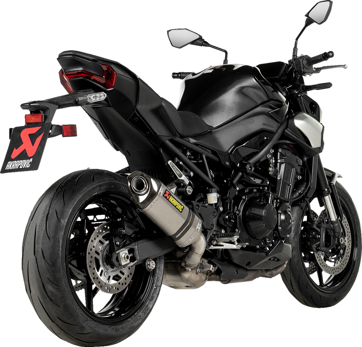 Akrapovic Slip-On Line Muffler - Titanium - ECE - Kawasaki Z900