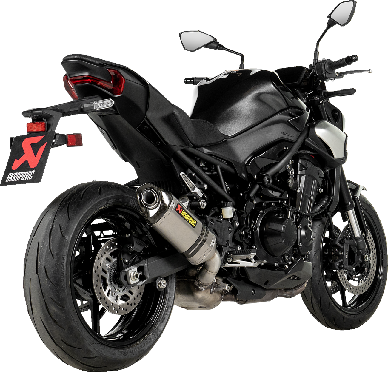 Akrapovic Slip-On Line Muffler - Titanium - ECE - Kawasaki Z900