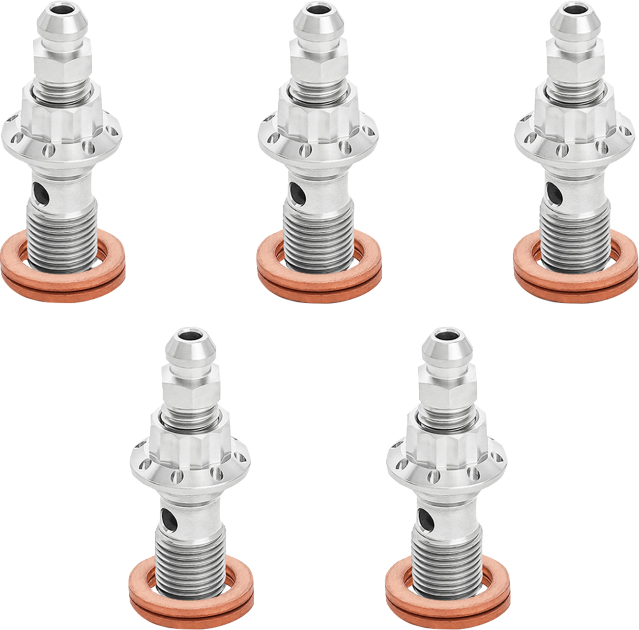 Arlen NESS Banjo Bolt 5-Pack - 10mm - Polished