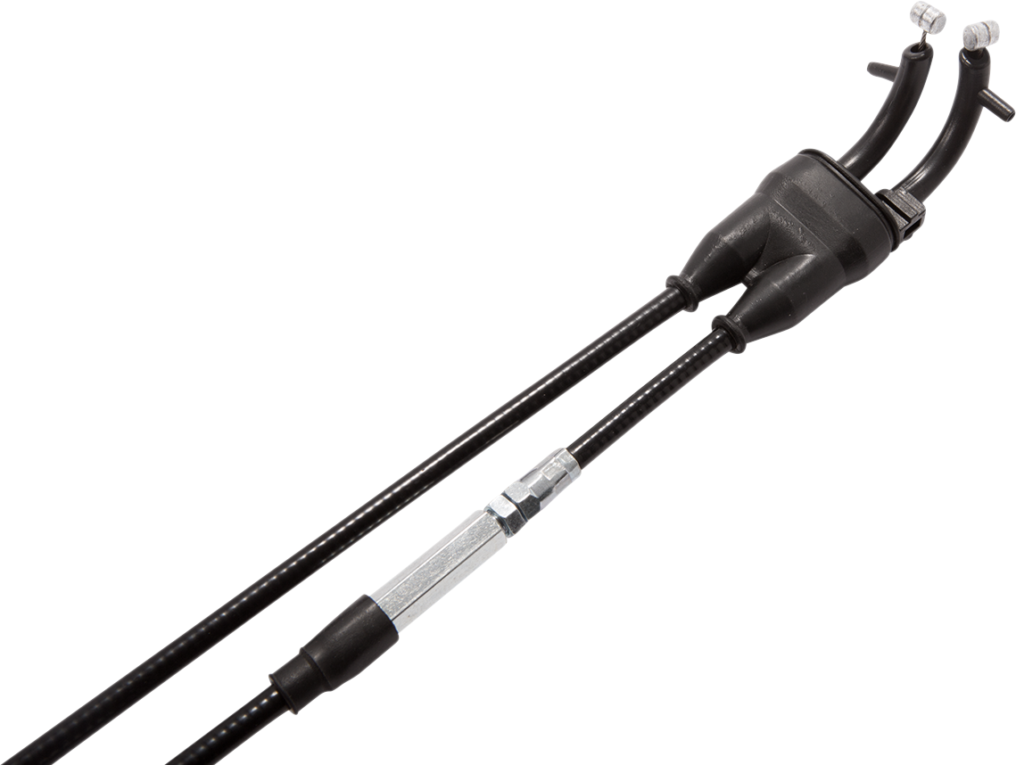 Motion Pro Black Vinyl Throttle Cable - Push/Pull - '17-'21 CRF