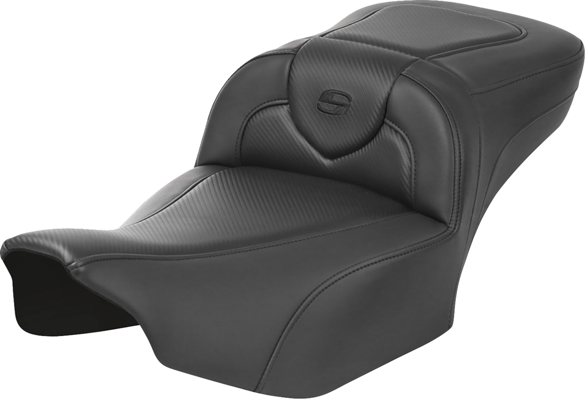 Saddlemen Roadsofa™ Extended Reach Seat - Without Backrest - Carbon Fiber - FLTR/FLHX '23-'24