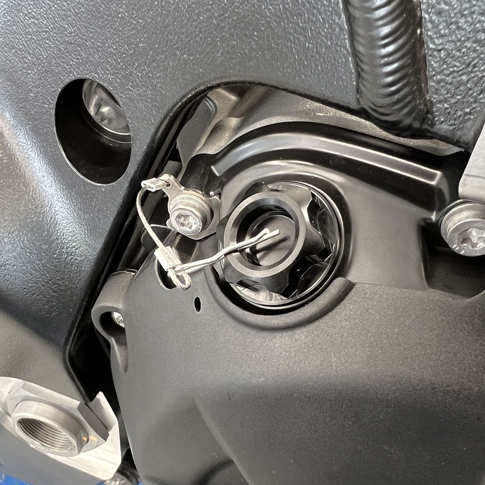Alpha Racing Pre Drilled and Safety Wired Oil Filler Cap Kit S1000RR