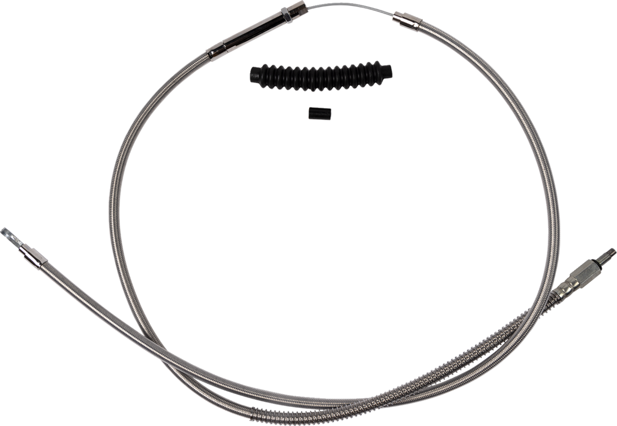Barnett High-Efficiency Stainless Steel Clutch Cable For Harley-Davidson - Standard - '18-'23 Softail