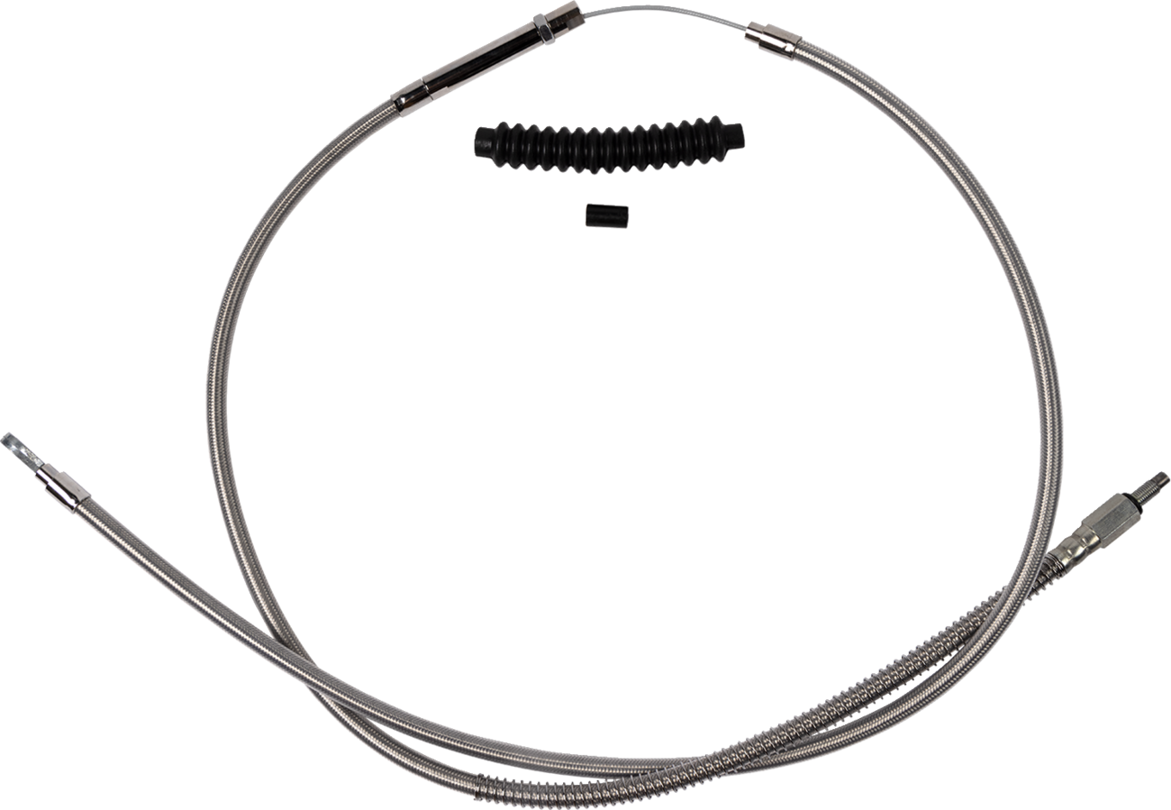 Barnett High-Efficiency Stainless Steel Clutch Cable For Harley-Davidson - Standard - '18-'23 Softail