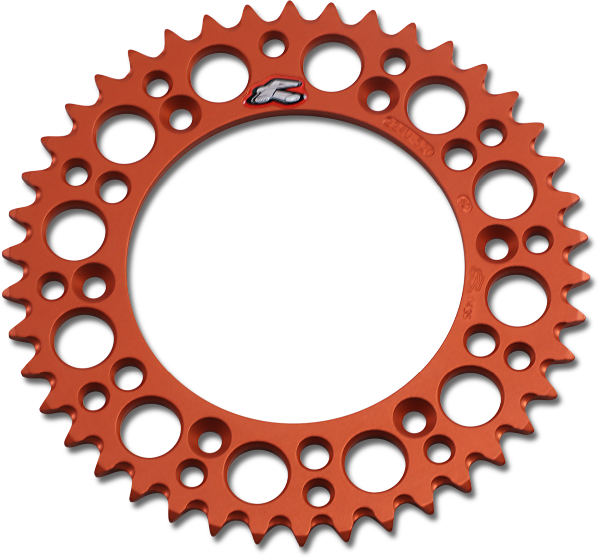 Renthal Rear Sprocket - Aluminum - 42 Tooth - Orange