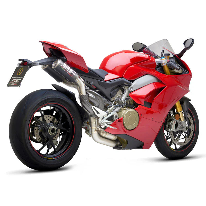 SC Project Titanium Undertail Slip-On Exhaust For Panigale V4 V4S SC Project Titanium Undertail Slip-On Exhaust For Panigale V4 V4S