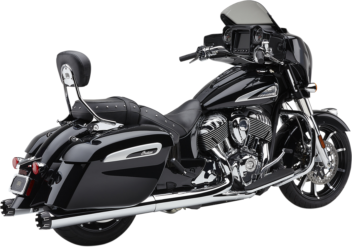Cobra Dual Cut Slip-On Mufflers - Chrome