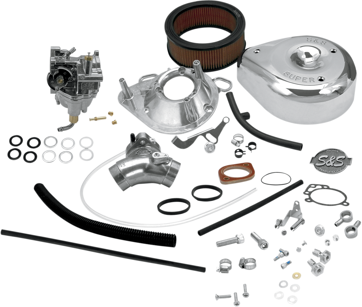 S&S Cycle Super E Carburetor Kit With Manifold - Evolution Big Twin