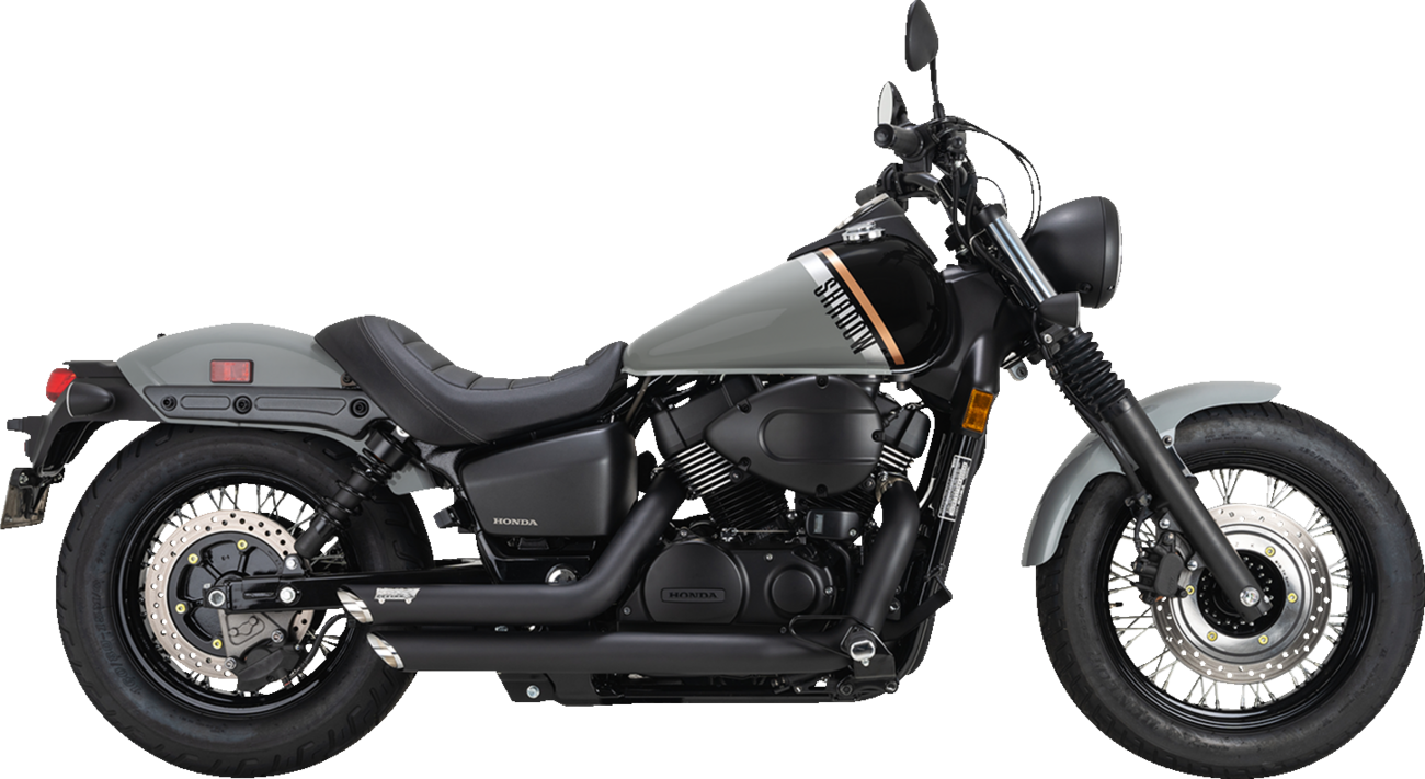 Vance & Hines Shortshots Staggered Exhaust System - Black