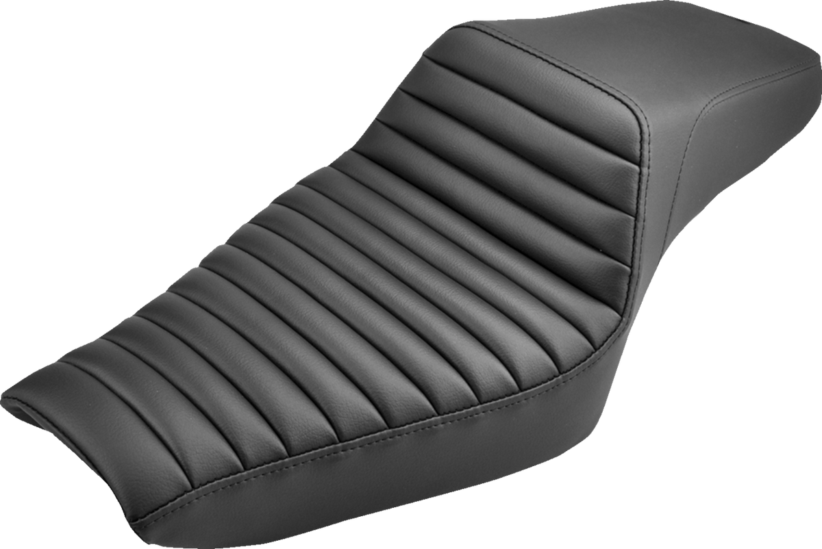 Saddlemen Step-Up Seat - Front Tuck-N-Roll - Black - XL