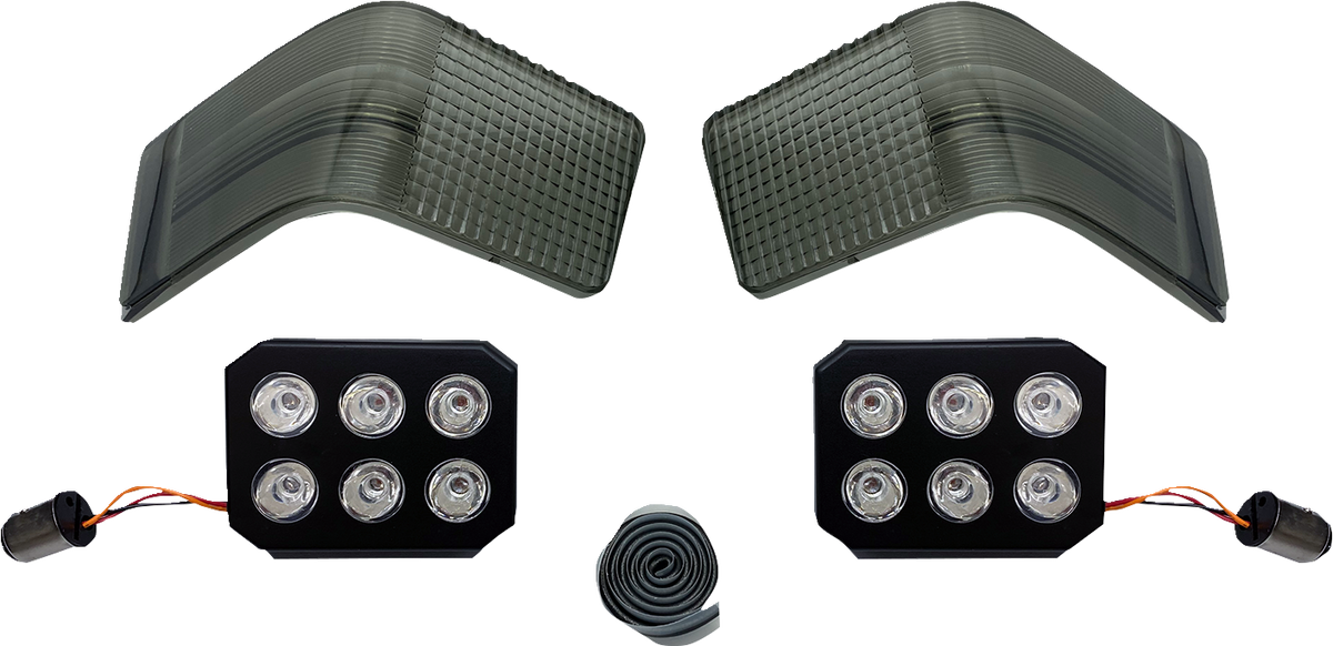 Custom Dynamics LED Tour-Pak Run/Brake Lights With Lenses