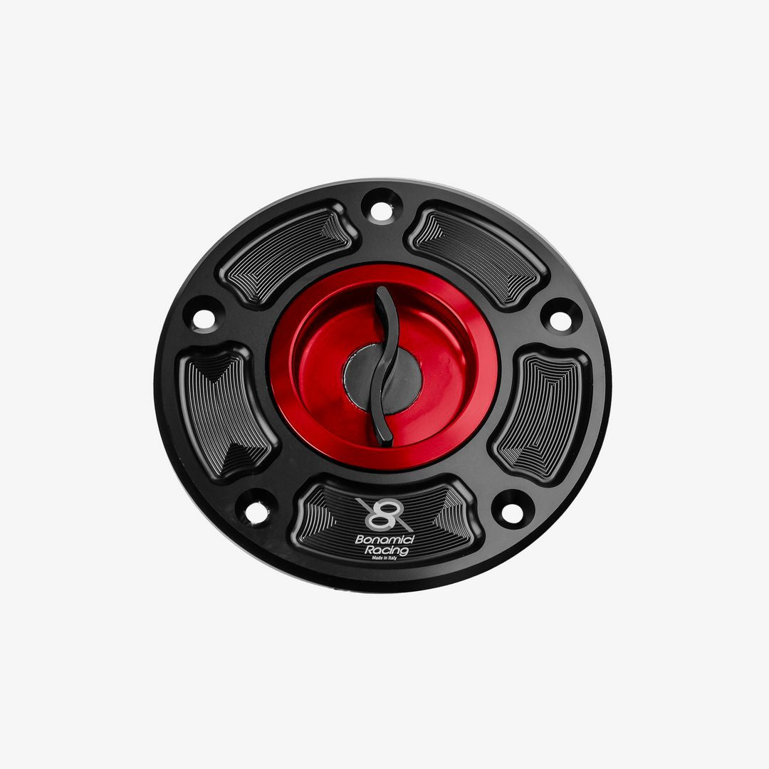 Bonamici Racing Tank Cap - Suzuki GSX-R 600-750-1000 - GSX-S 750-1000 - GSX-8S-8R - Red
