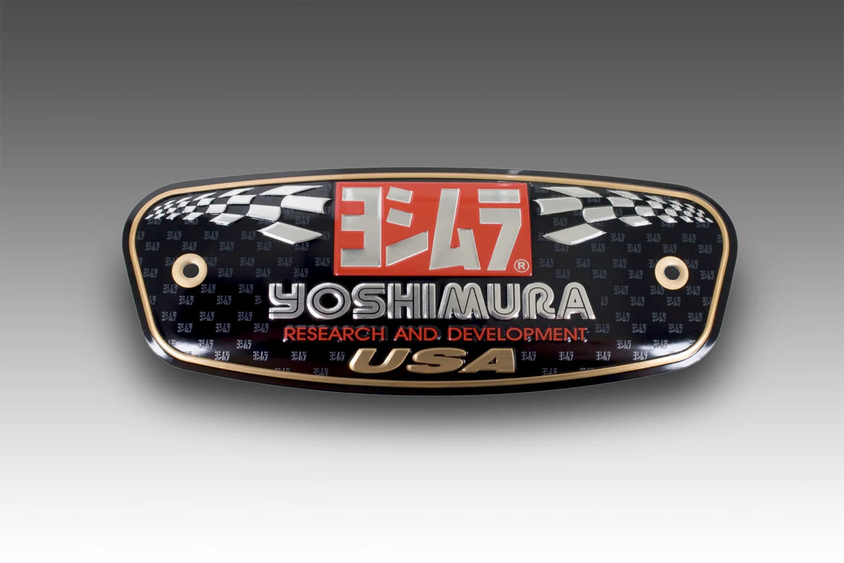 Yoshimura Muffler Name Badge R77