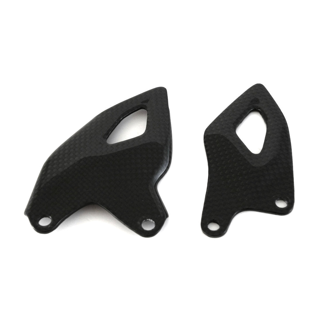 Fullsix Carbon Fiber Heel Guard Set for Panigale V4 V4S Tricolore 2025