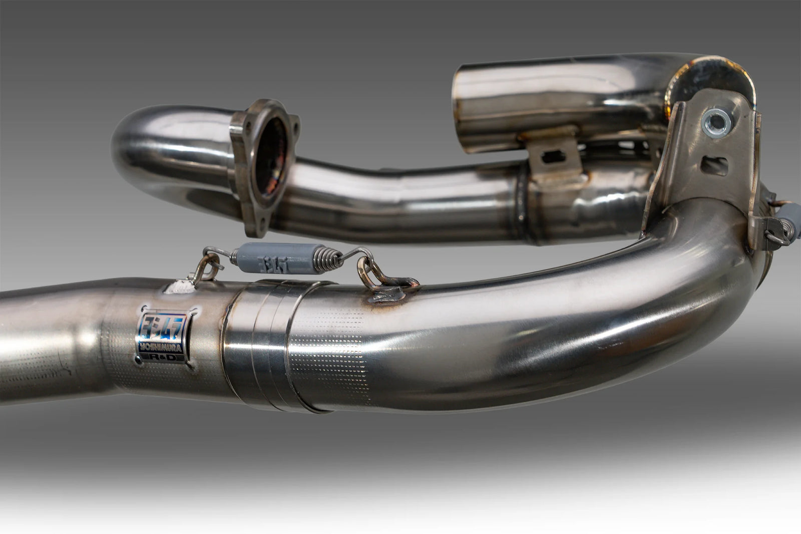 Yoshimura YZ450F 2026 RS-12 Stainless Titanium Full Exhaust, W/ Aluminum Muffler
