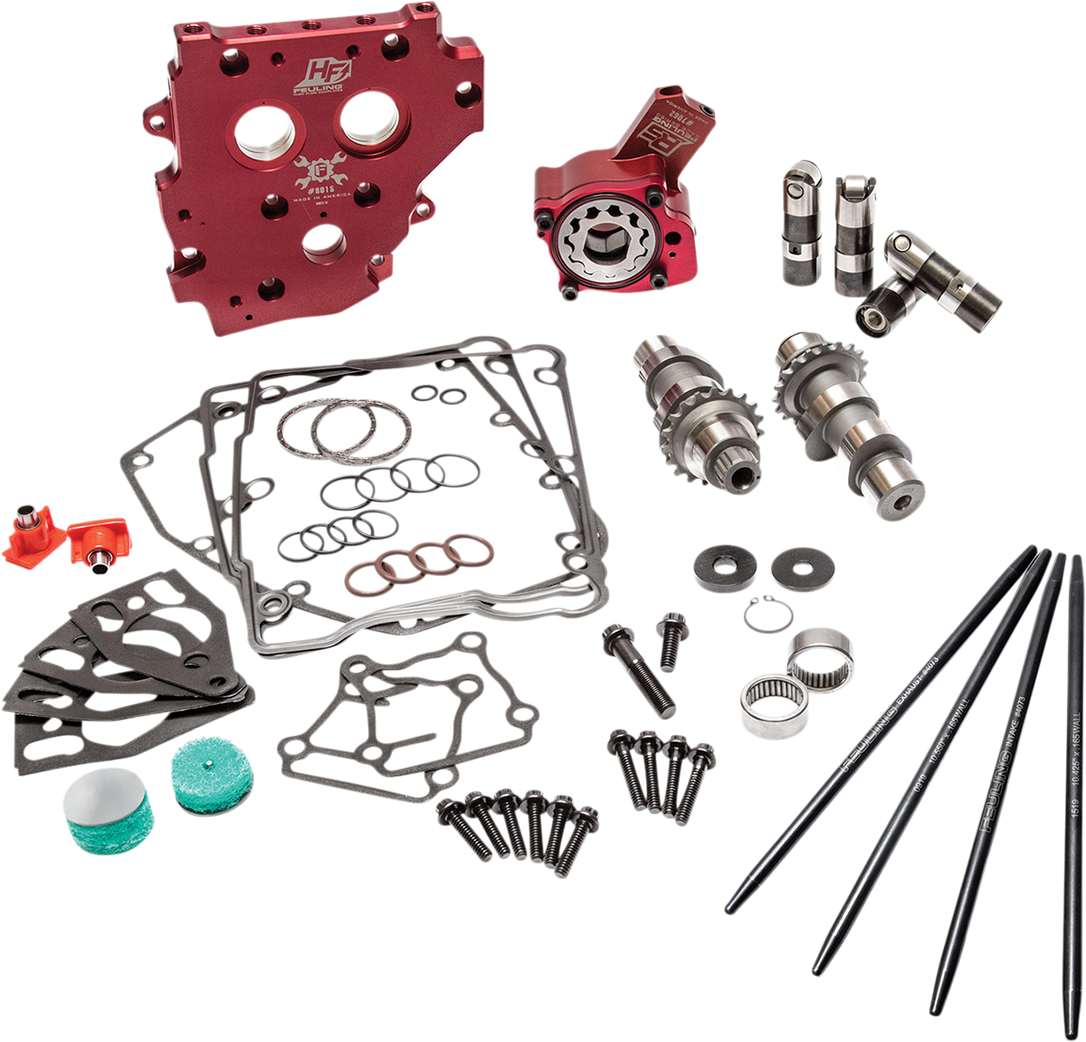 Feuling Parts Camchest Kit - Race Series® - Reaper 630 - Chain Drive - W/One Piece Pushrods - Twin Cam '07-'17