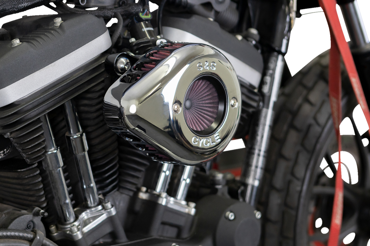 S&S Cycle Air Stinger Stealth Air Cleaner Kit - Chrome