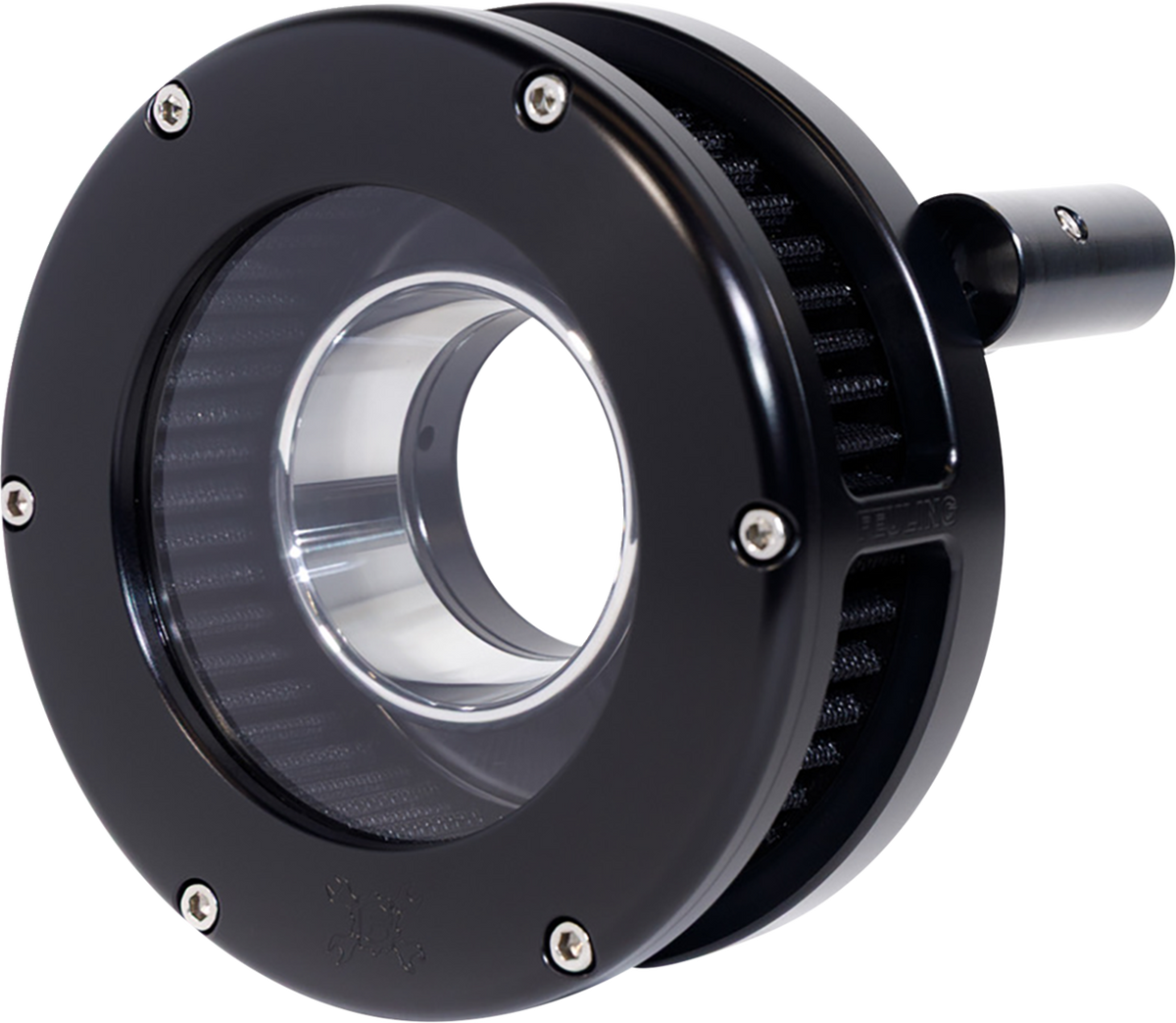 Feuling Parts Slim BA Air Cleaner Kit - Black/Clear - Black Filter - '93-'99 EVO Big Twin