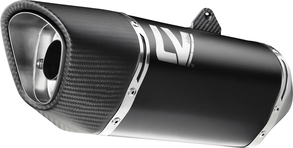LeoVince LV-14 R Slip-On Muffler - Black Edition - RSV4/Tuono V4