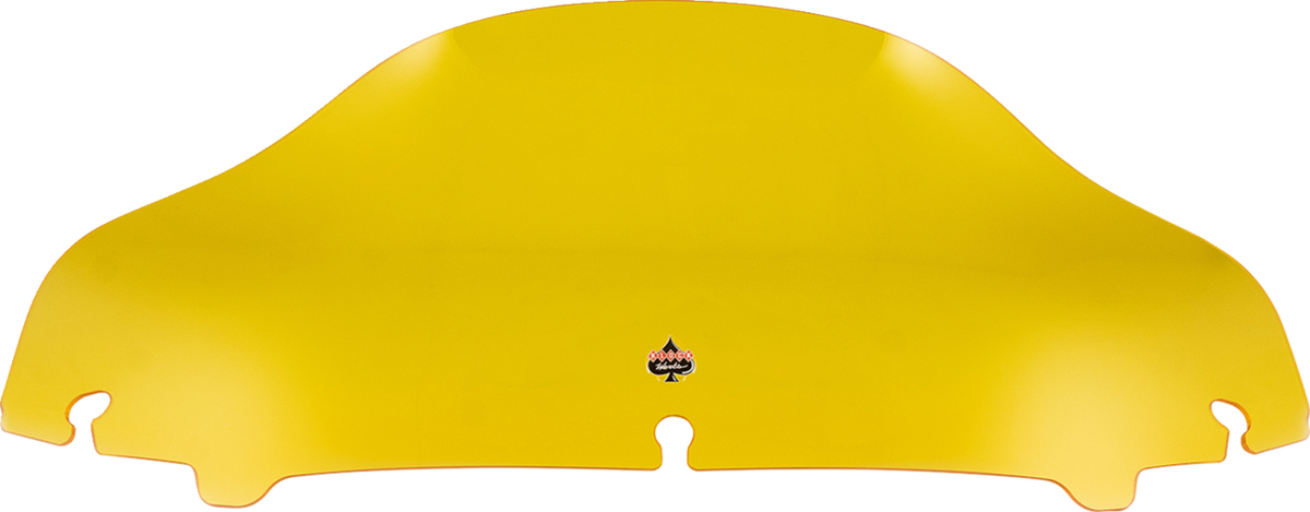 Klock Werks Kolor Flare® Windshield - 6-1/2" - Yellow - '14-'25 FLH/FLHT/FLHX