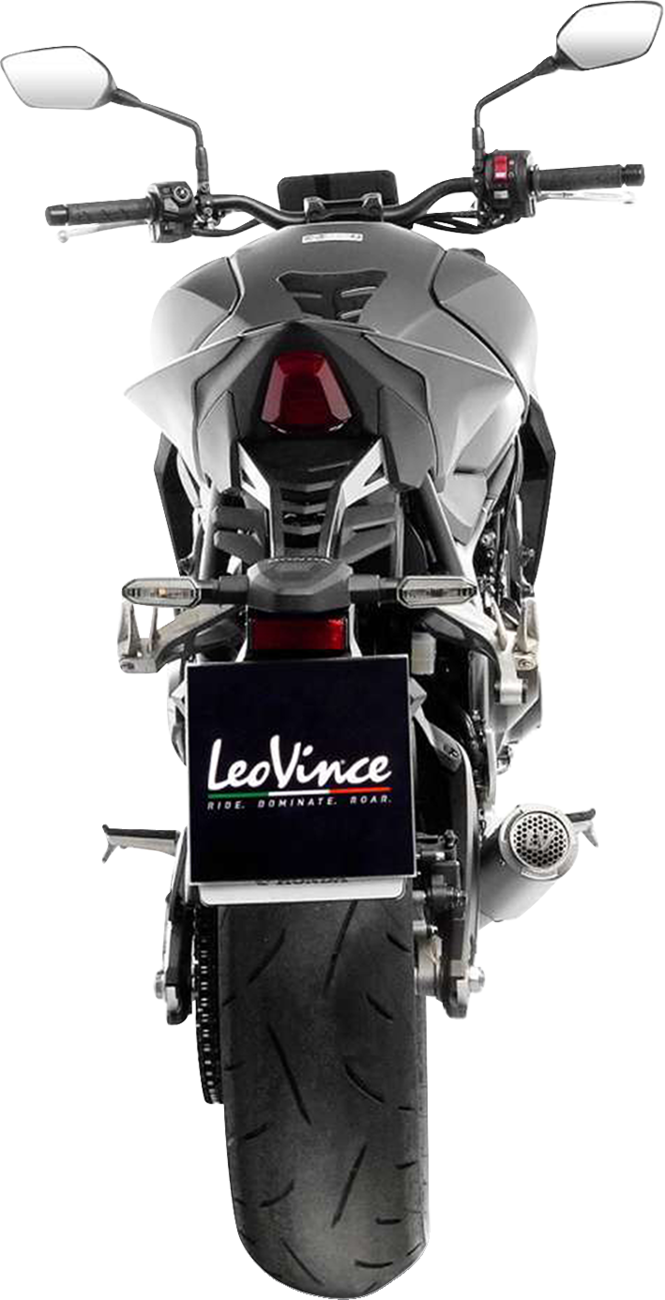 LeoVince LV Corsa S Slip-On Muffler - Titanium - Honda CB 1000 Hornet