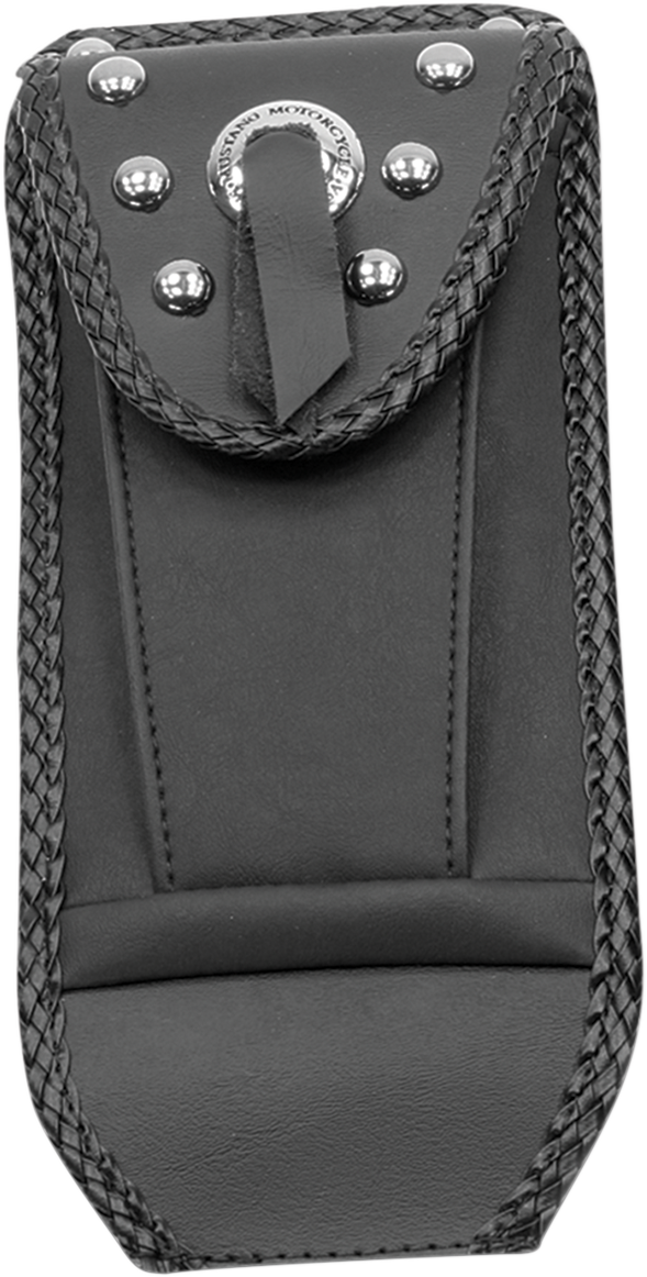 Mustang Tank Bib With Pouch - Studded - Softail