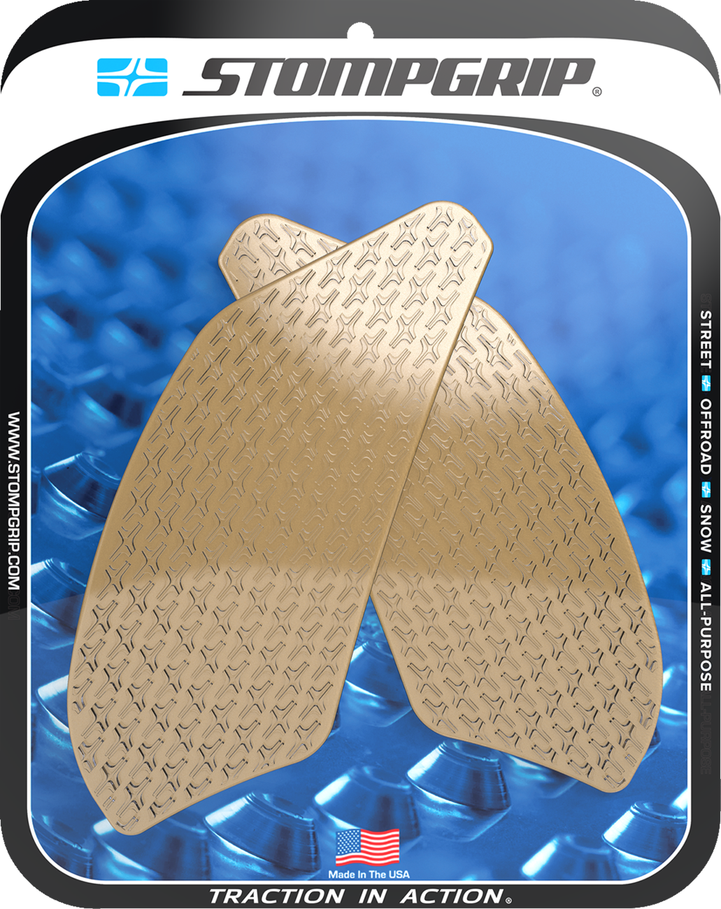 StompGrip Tank Grips - Icon - Clear - BMW - G '21-'25
